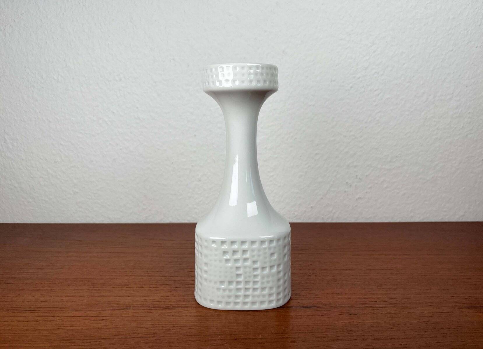 Vintage porcelain vase by Hans Achtziger for Hutschenreuther, 1970s.