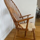 Fauteuil Windsor Peacock – bois massif – assise corde – style Wegner