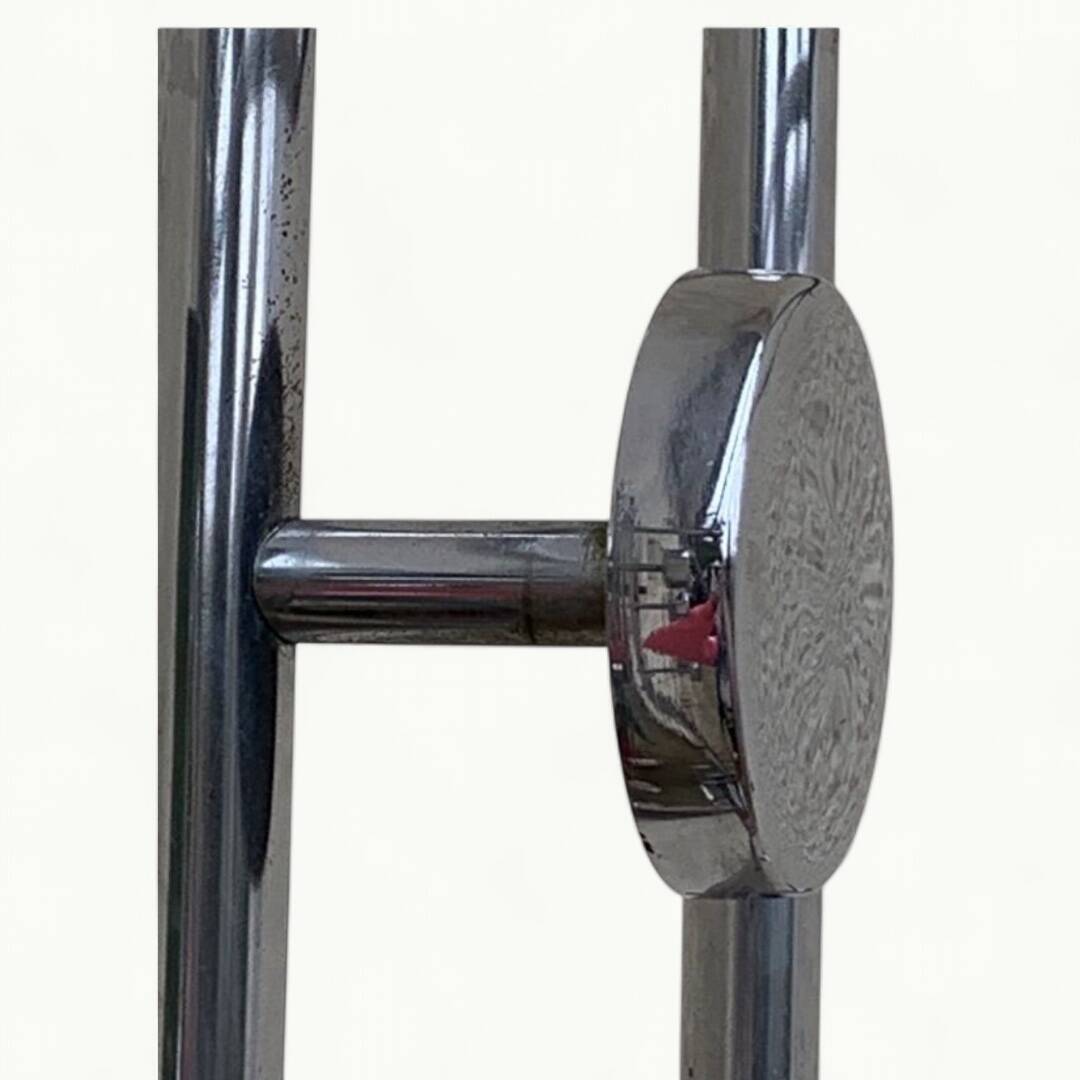 Chrome-plated aluminum entrance locker, 1950s