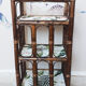 Restyled rattan shelf
