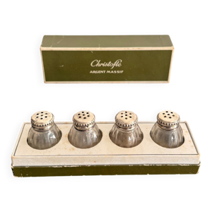 Ancien Saleron Salière - argent massif