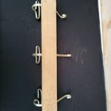 Coat rack with 3 double hooks 1950