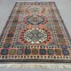 Tapis kazak turc 270x166 cm, tapis vintage, grand tissé à la main tribal 2526