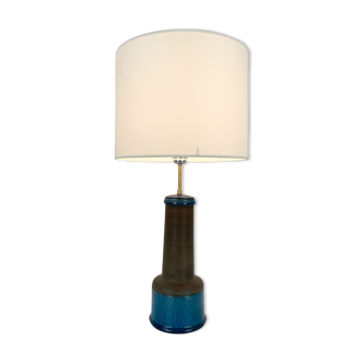 Vintage Scandinavian ceramic table lamp, Nils Kähler for HAK, Denmark, 1960