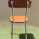 First brown formica chairs
