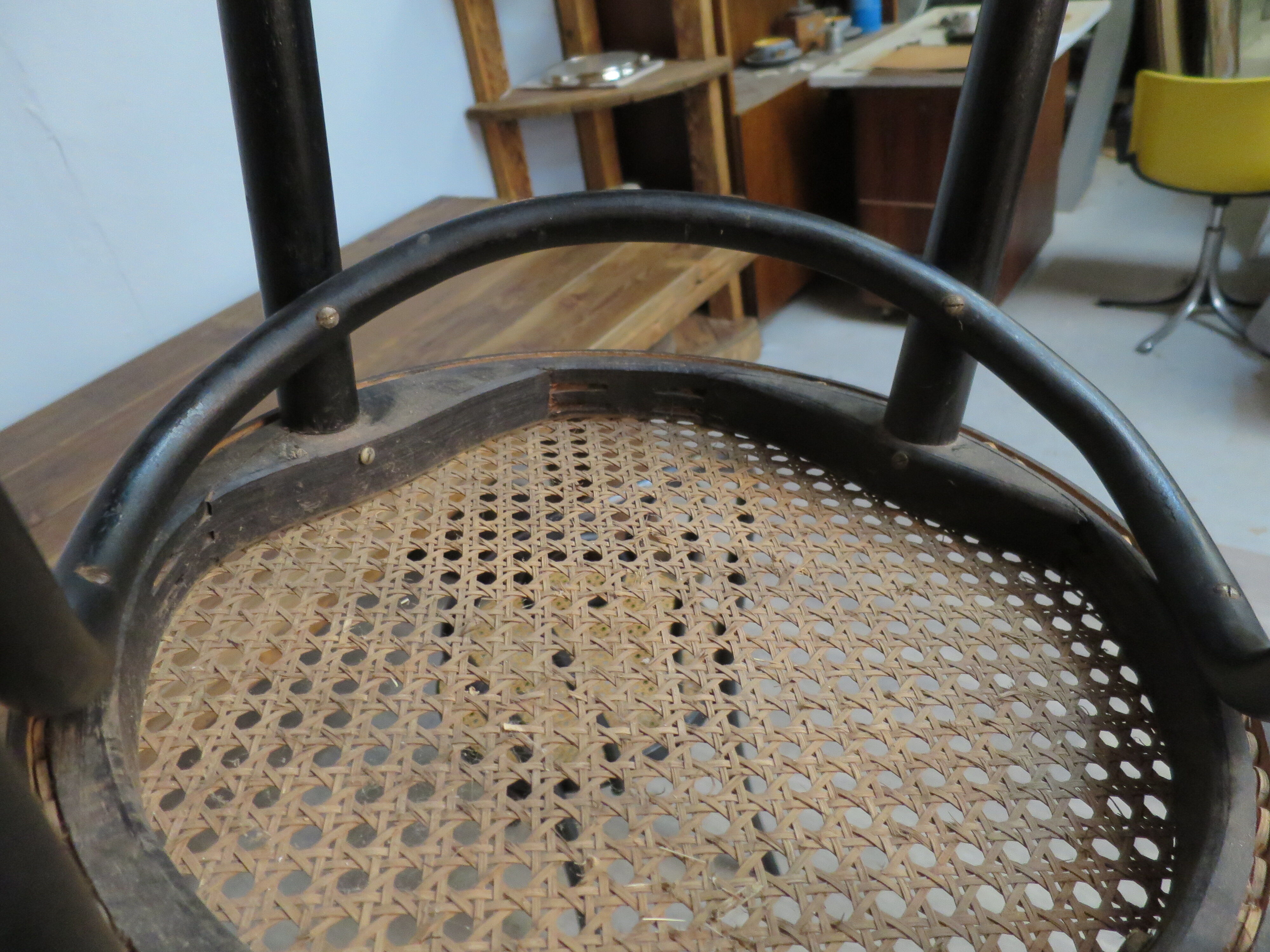 Pair of chairs bentwood black