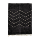 Modern Moroccan carpet black