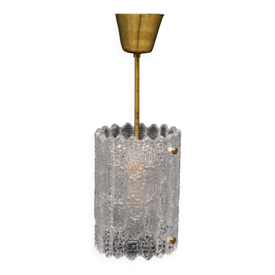 Suspension en verre de Carl Fagerlund pour Orrefors, Suède, années 1960