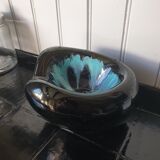 Vintage enamelled ceramic ashtray