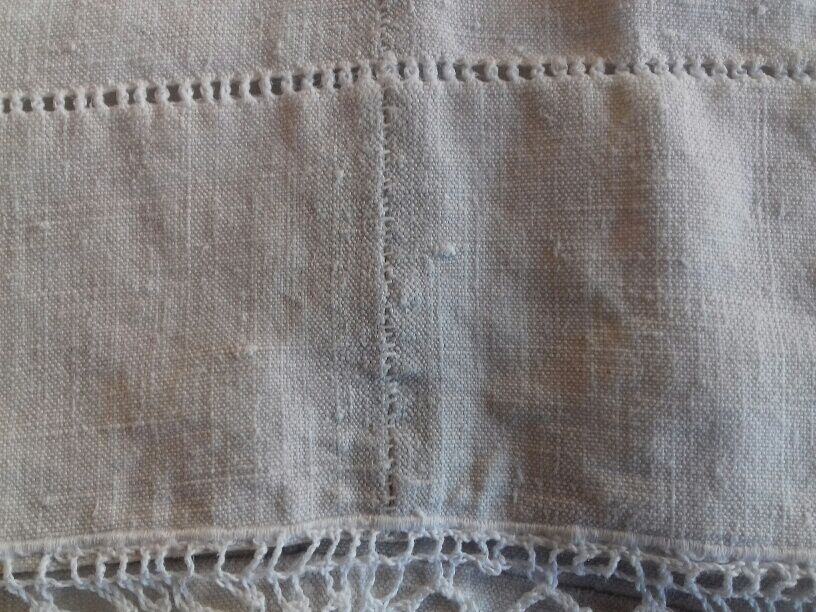 Off-white heavy canvas sheet, OP monogram