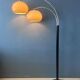 Dijkstra Mid-Century double arc mushroom floor lamp