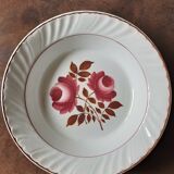 Set of 2 round dishes Hamage and Moulin des loups North