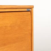 Kinnarps Oak Tambour Document Cabinet, Sweden