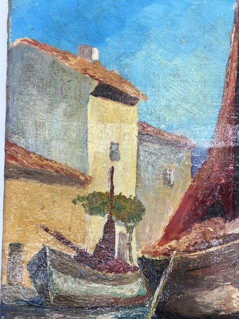 Marine oil on canvas, 1970s