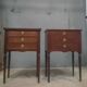 Louis XVI style bedside table from the nineteenth century.