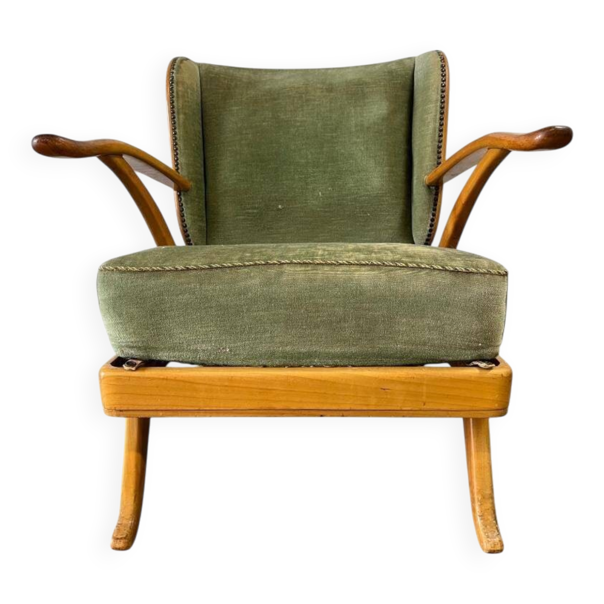 Vintage armchair / club armchair / knoll antimott armchair