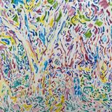 Oil painting signed armand bouvier fauvism style walkers ss le bois