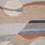 Pair of kilims or tapestries in a modern style, Central Asia, late 20th century.