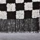 Tapis de couloir marocain à carreaux 69x295 cm