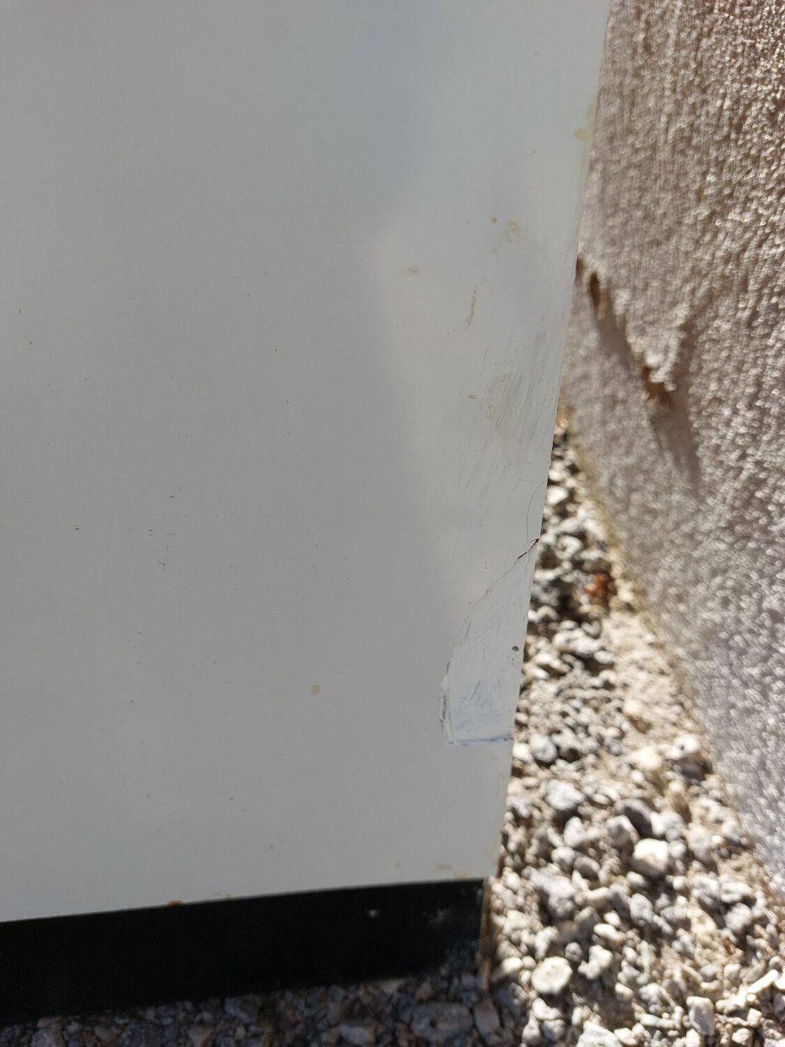 Blue formica: sideboard and folding table