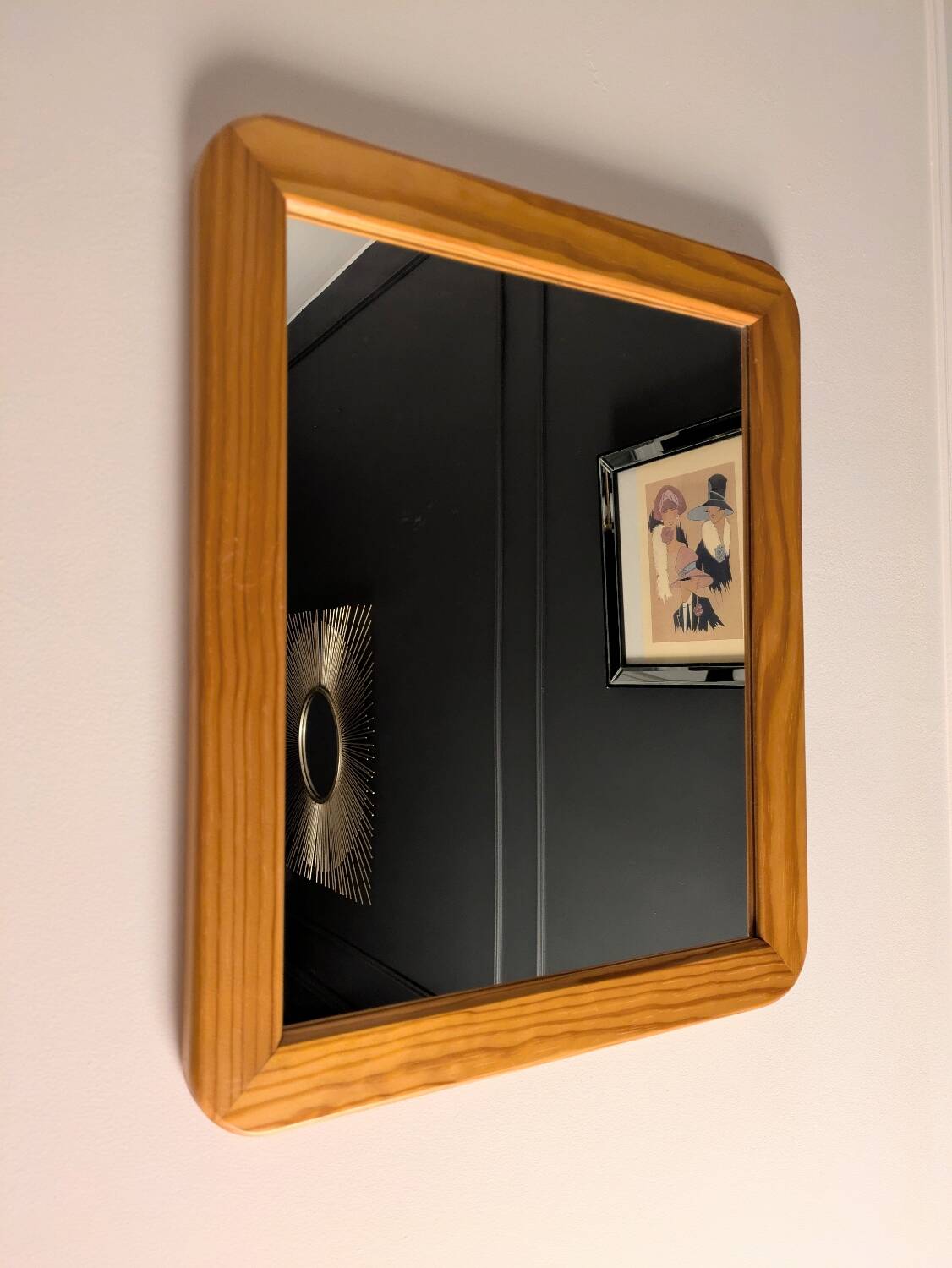 Wooden mirror 80'90'