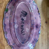 Vintage dish signed Morvan