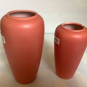 Pair of asymmetrical coral vases Bay Germany