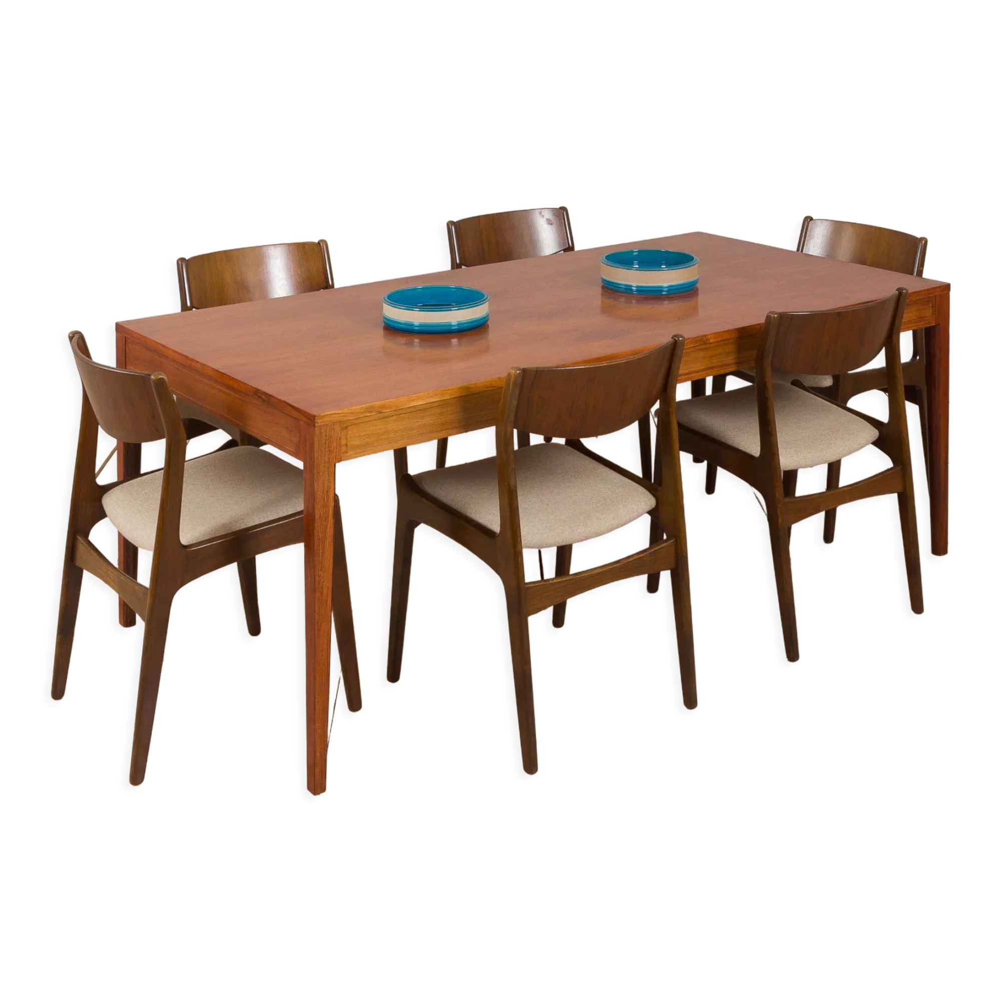 Bureau ou table à manger en palissandre, série Diplomat de Finn Juhl pour CADO, Danemark, années 1960