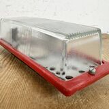 Red Industrial Bakelite Wall Light from Elektrosvit, 1970s