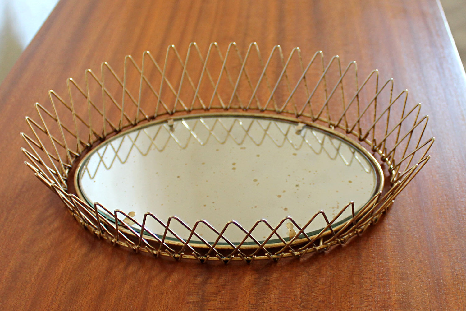 Transformable golden mirror  27x34cm