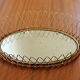Transformable golden mirror  27x34cm