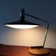 1960's desk lamp with turning base by George Frydman