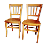 Pair of bistro chairs