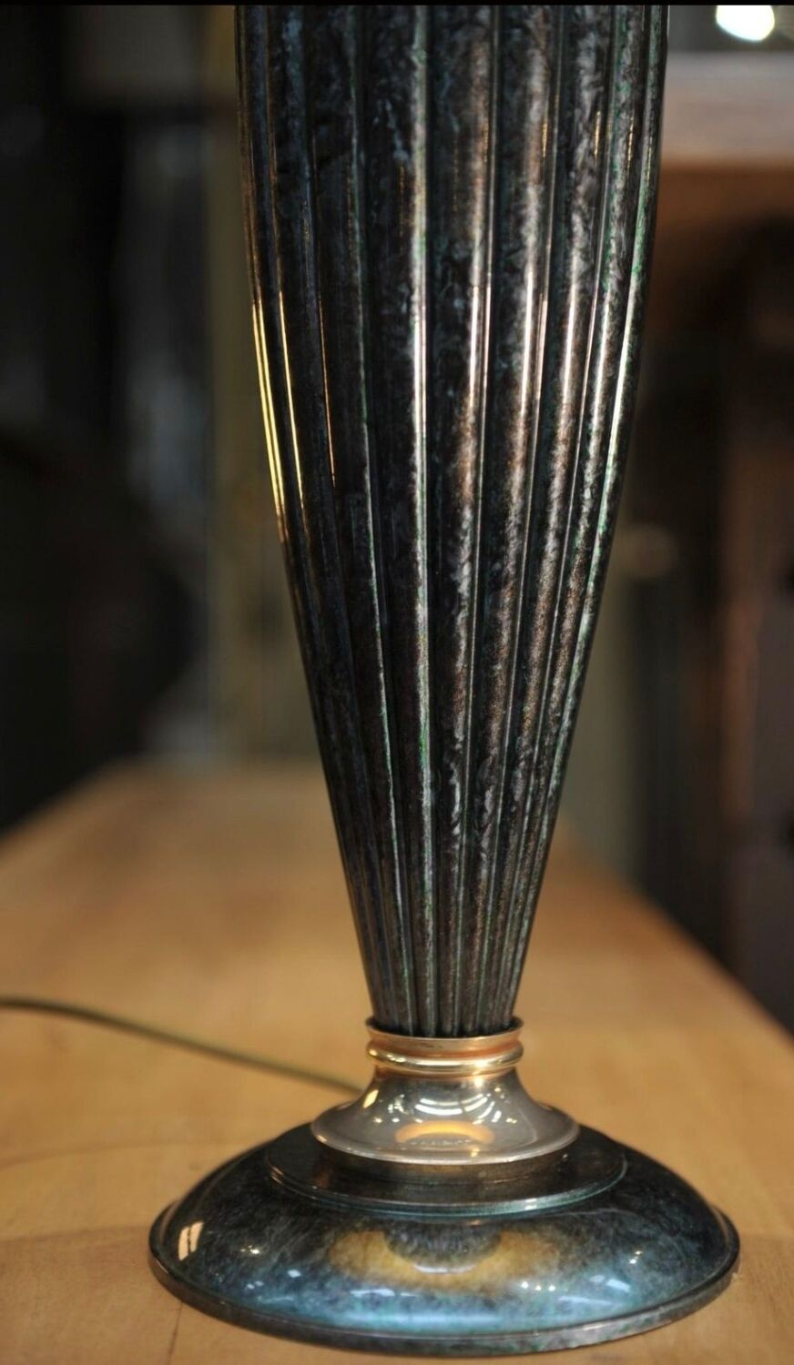 Robert Schutener Model Editor 22 Vintage Ceramic Desk Lamp, 1980s