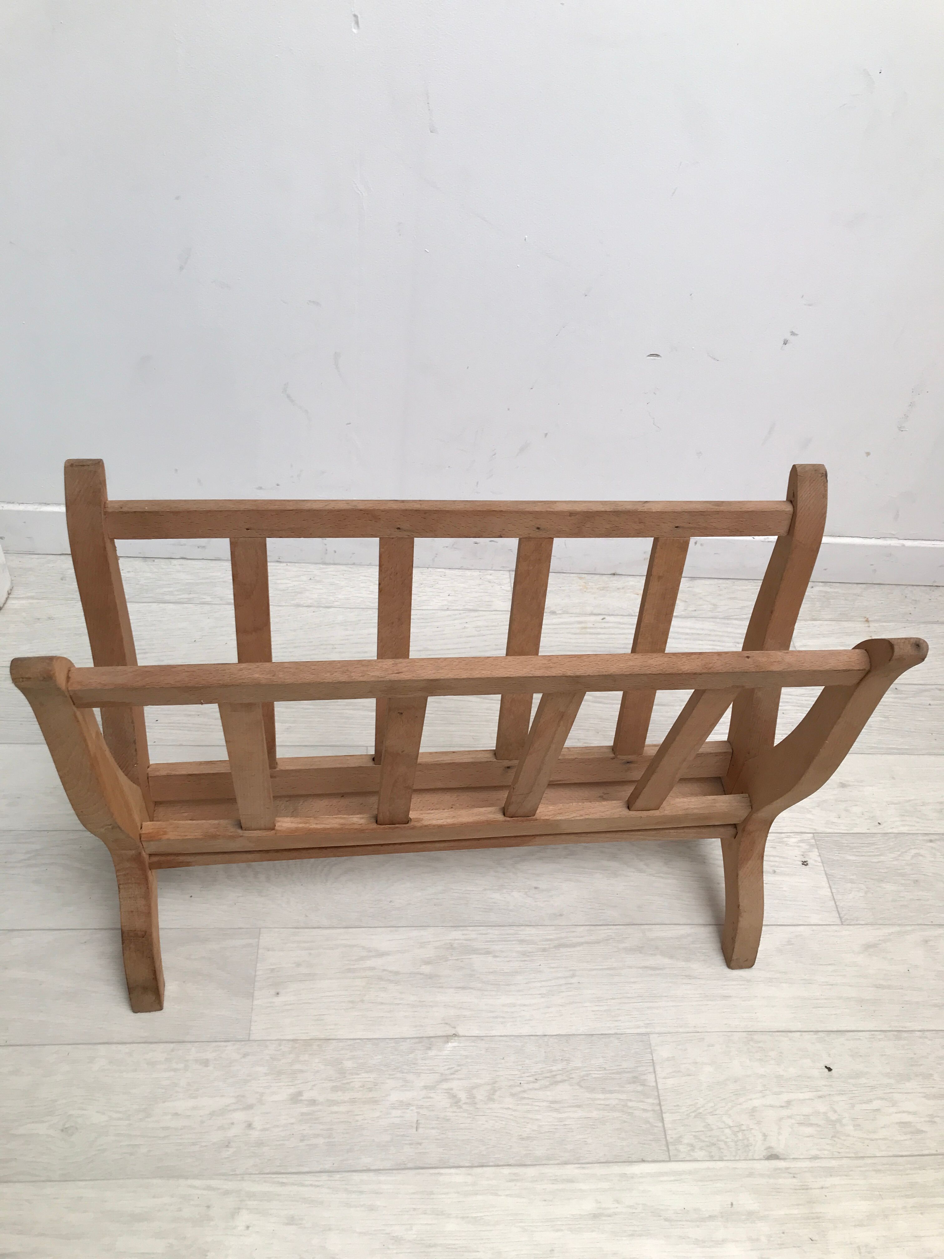 Vintage wooden magazine door