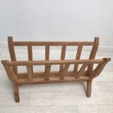 Vintage wooden magazine door