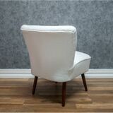 Bouclé cocktail chair, 1950s