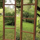 Double-leaf mirror (French window)