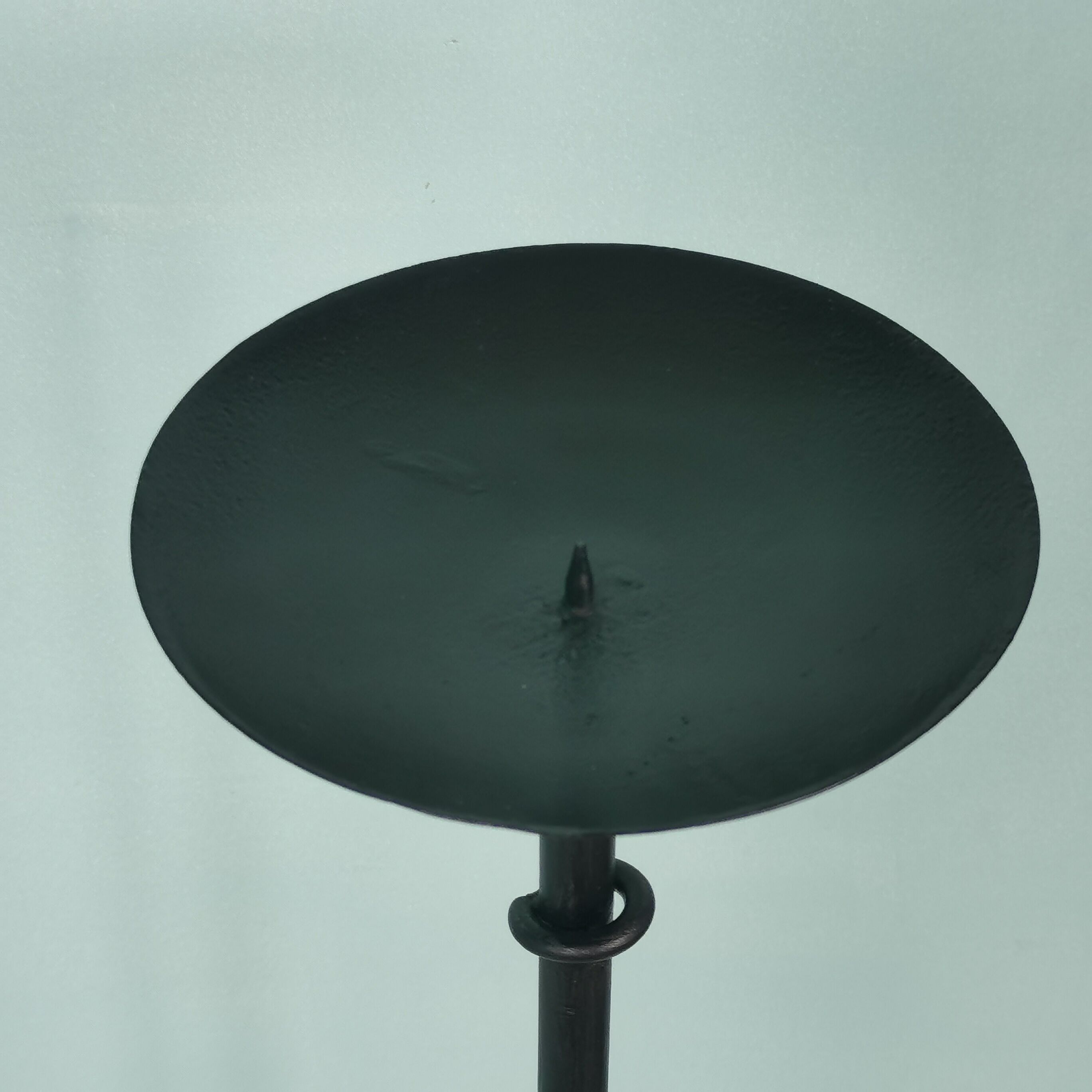 Wrought iron candlesticks