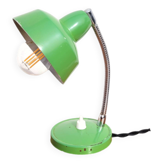 Petite lampe flexible vintage verte