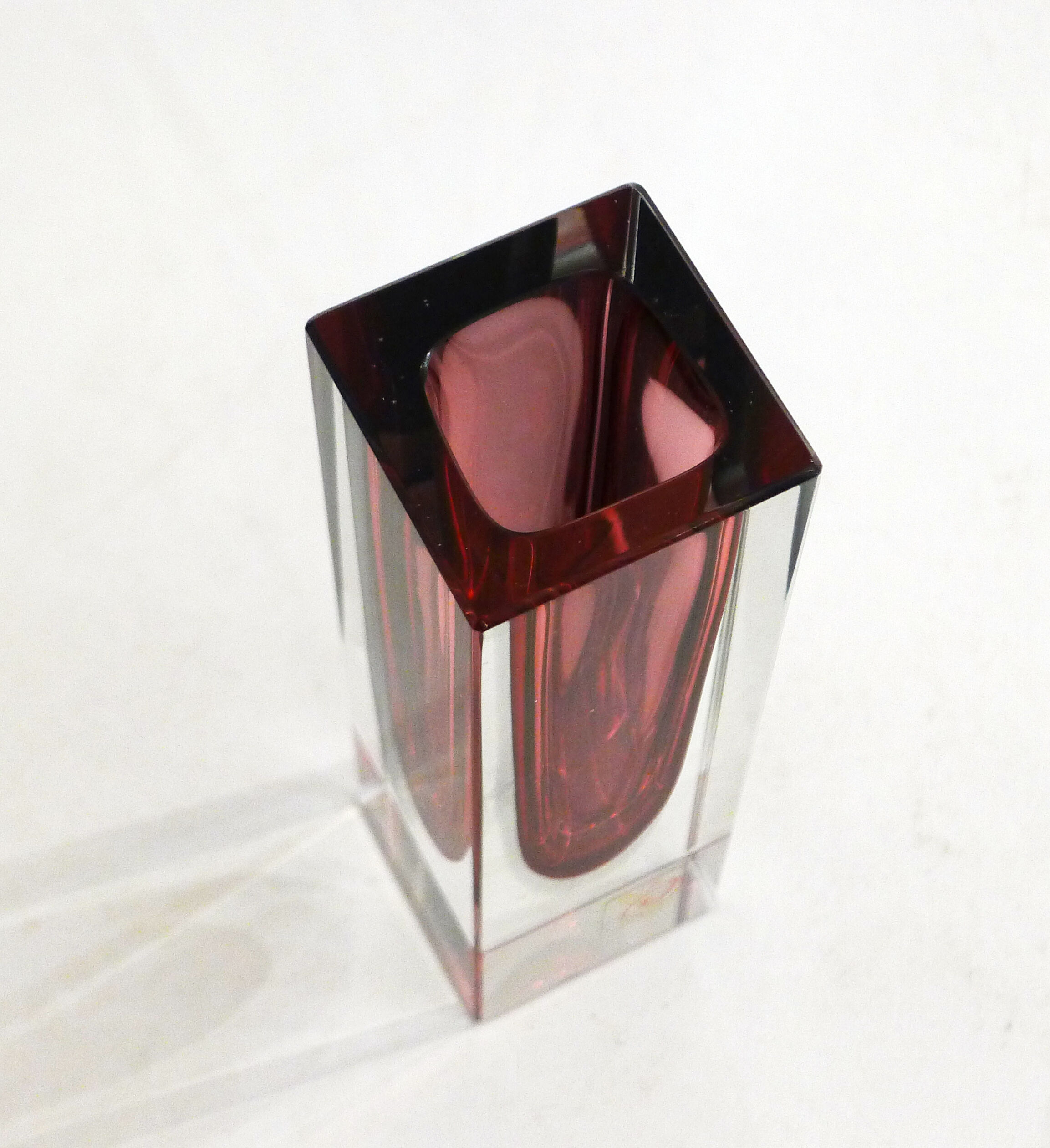 Sommerso Murano vase