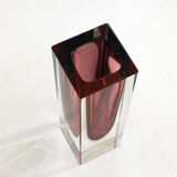 Sommerso Murano vase