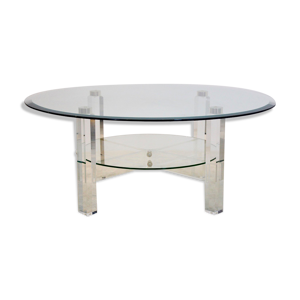 Table basse en lucite,