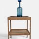 Scandinavia Modern Otto Bauer for Holmegaard Blue Glass Bottle Decanter