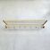Mid-Century Coat Rack, Gold Coat Rack, Hallway Hook Rail, 1960s