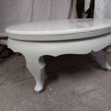 ROUND COFFEE TABLE WITH MARBLE TOP