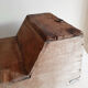 Old winemaker wooden case