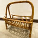 Rattan magazine holder