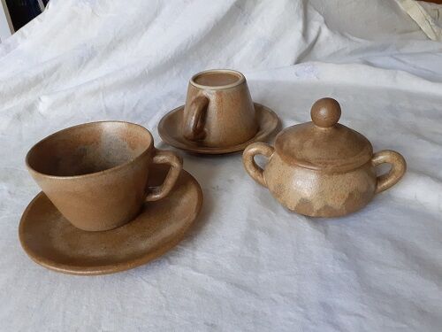 Cup set and its sandstone sugar