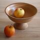 Compotier or fruit bowl on round terracotta base